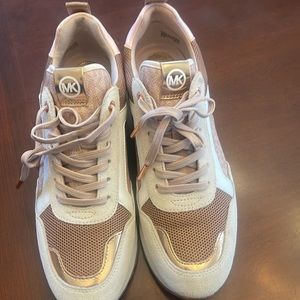 Blush pink Michael Kors Sneakers. Worn once!